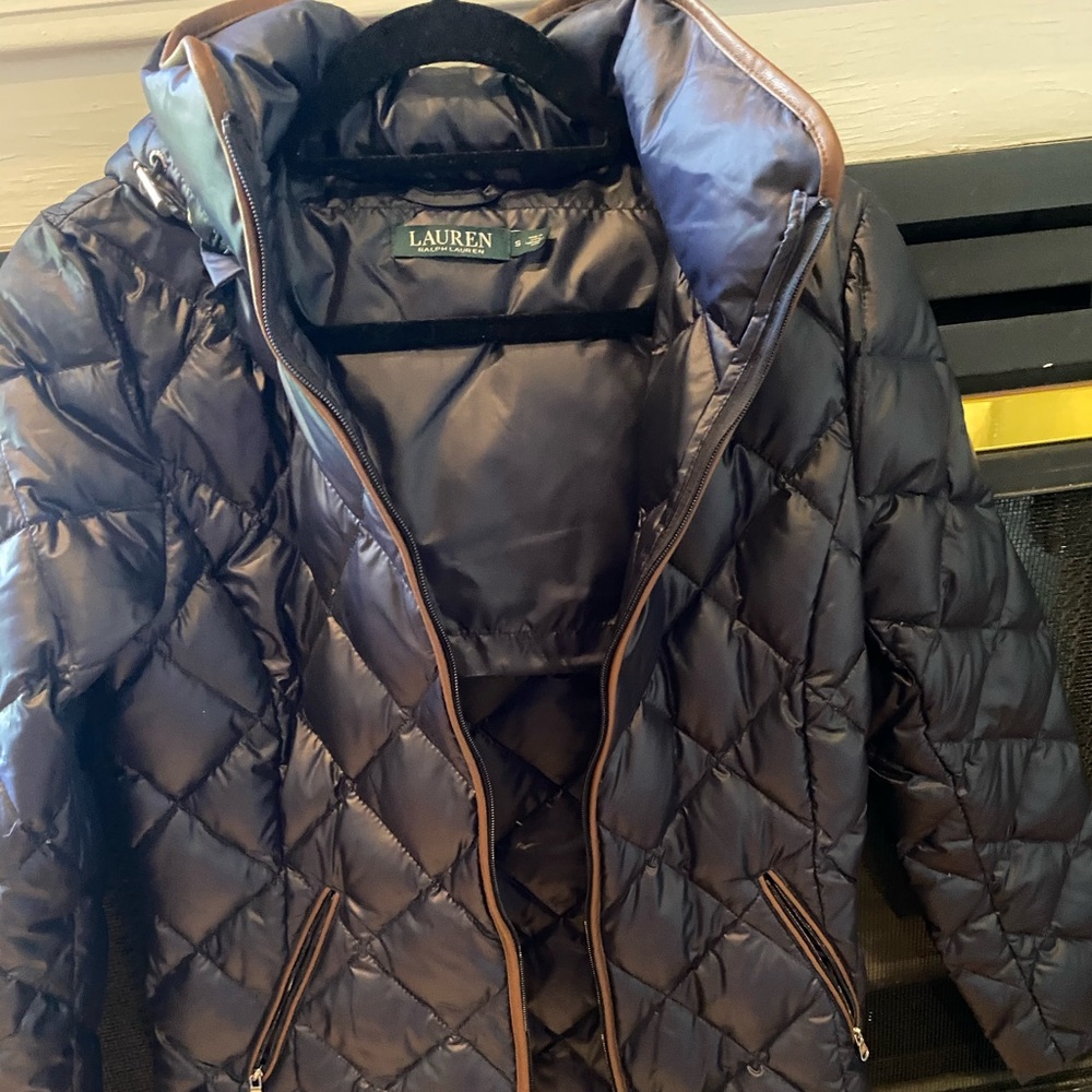 Lauren - blue puffer jacket